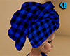 Blue Head Towel Plaid F