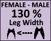 Leg Thigh Scaler 130%