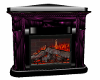 purple fireplace
