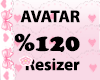 IlE Avatar scaler 120%