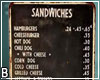 50'd Sandwich Menu