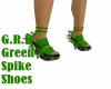 G.R.P Green Spike Shoes