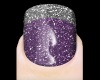 Sparkle Purple Sm Nails