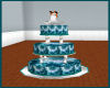 [DD] TEAL WEDDING CAKE