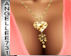 SOLID GOLD HEART NECKLAC