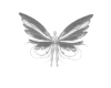 big wispy wings -silvers