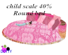 kids pink princess bed