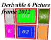 Derivable 6 picture fram