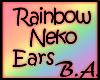 [BA] Rainbow Neko Ears