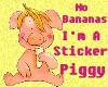 sticker piggy sticker
