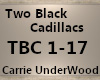 Two Black Cadilliacs