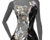 Silver Glam Gown