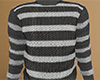 Gray Striped Sweater (M)