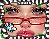 Y2K Glasses Red