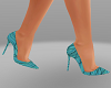 K turquoise pump shoes