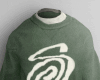 S-Stussy Green Sweater