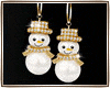 MVL❣Earrings|Snowman