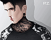 rz. Black Flowers Tee