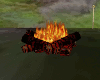 Fire place logs animated