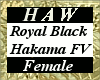 Royal Black Hakama FV