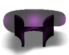 Purple Black Table