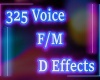 325 VOICE DJ EFFECTS F/M