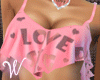 *W* Pink Love Top