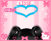 Kawaii Heart Halo Blue