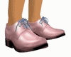 GM pink shoes blue lace
