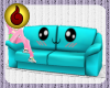 *Kawaii Cute Blue Couch*