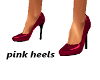 dark pink heels,