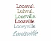 Say Louisville Decal
