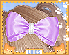 Kids Bow Cat Purple