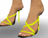 Yellow Strapped Heel