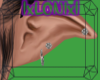 [L] Silver earring elf