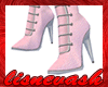 (L) Pink Lthr Stilettos