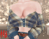 blue plaid outfit