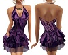 (k) purple halter dress