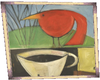 Bird with Coffee Art
