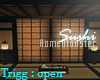 Sushi hut  Door  slide