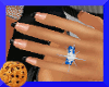{C}Blue Wedding Ring