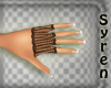Glove Fishnet Brown -S-