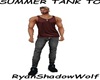 Summer tank Burgundy Red