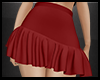 Red Ruffled Skirt