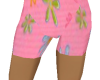 Pink floral child shorts