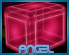 Cube Red Neon