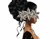Lania Grey Hair Flower