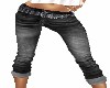 BLACK BELTED CAPRIS