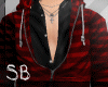[SB] RedStrippedSweater