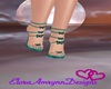 Mint Butterfly Heels